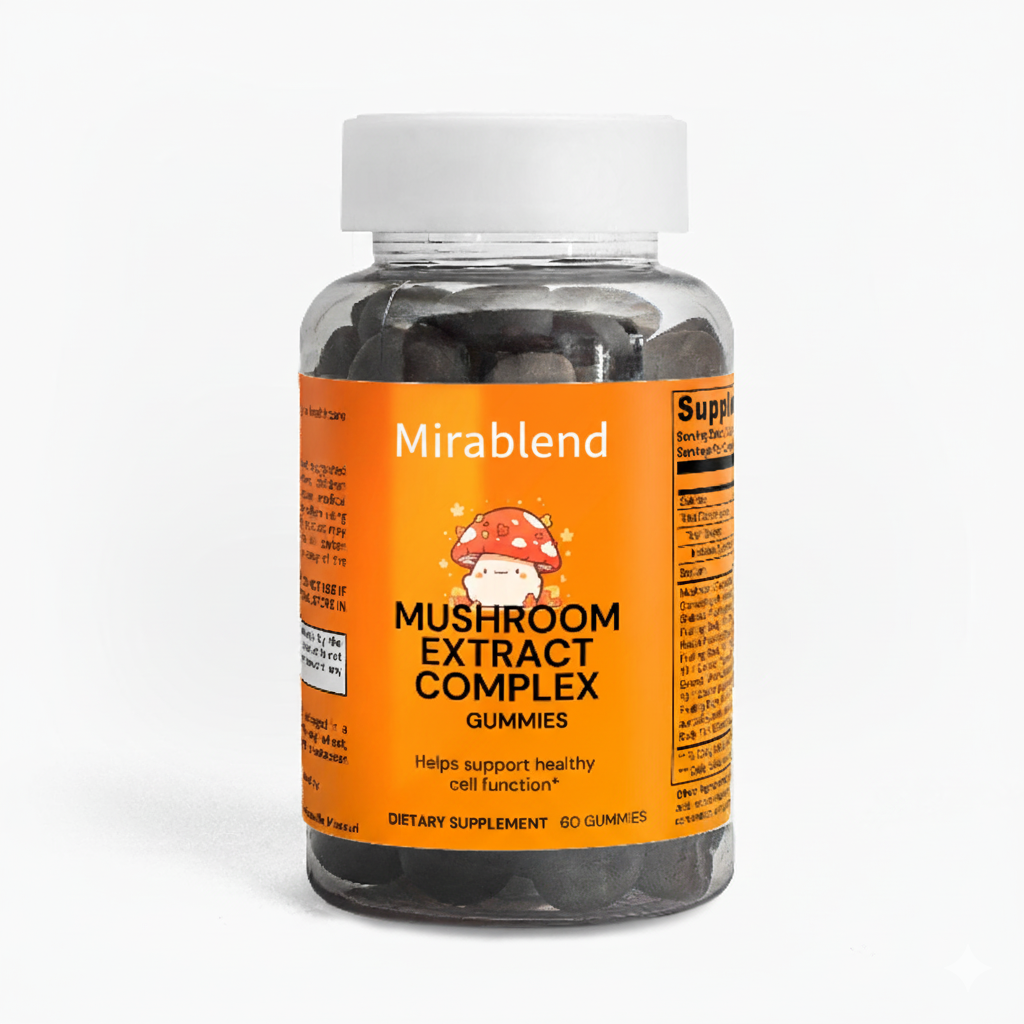 MIRABLEND- Raspberry Mushroom Gummies Extract